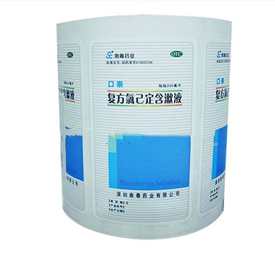 铜版纸 漱口水标签